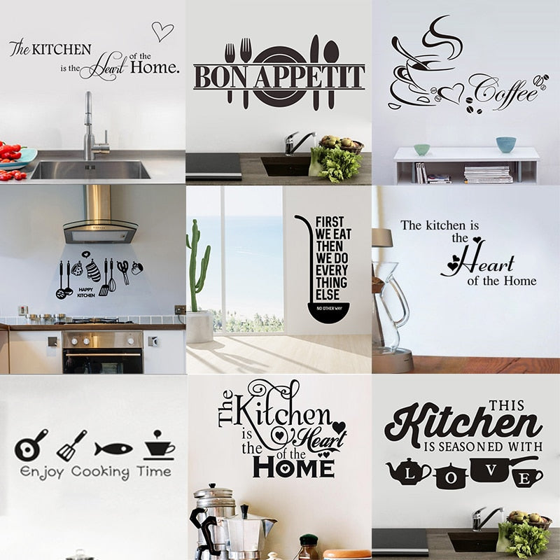 Kitchen Wall Stickers Vinyl Wall Decals