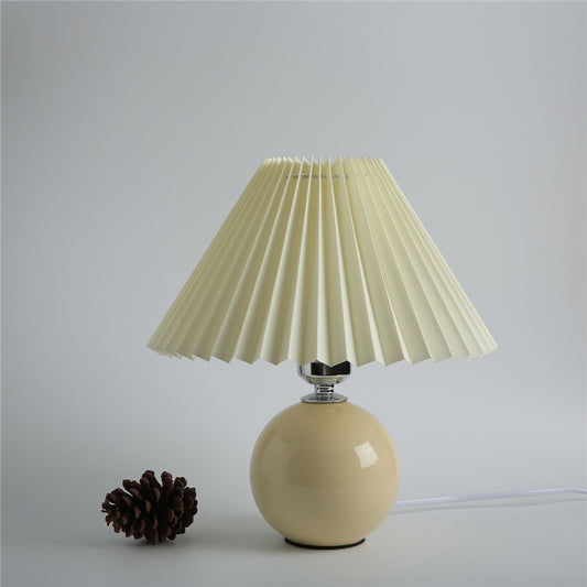 Nordic Ceramic Table Lamp Pleated (Multi Colors)