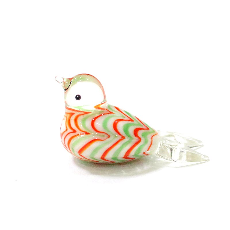 Custom Mini Glass Bird Figurine 4cm (Multi Colors)