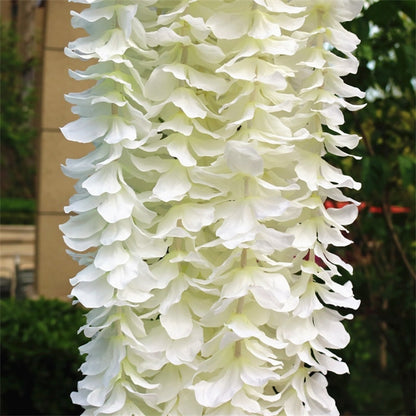 1PCS Artificial Hydrangea Wisteria Flower For DIY Simulation Arch Rattan Wall Hanging Decoration Fake flower