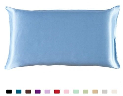 100% Silky Satin Hair Beauty Pillowcase, Standard/Queen 1PC