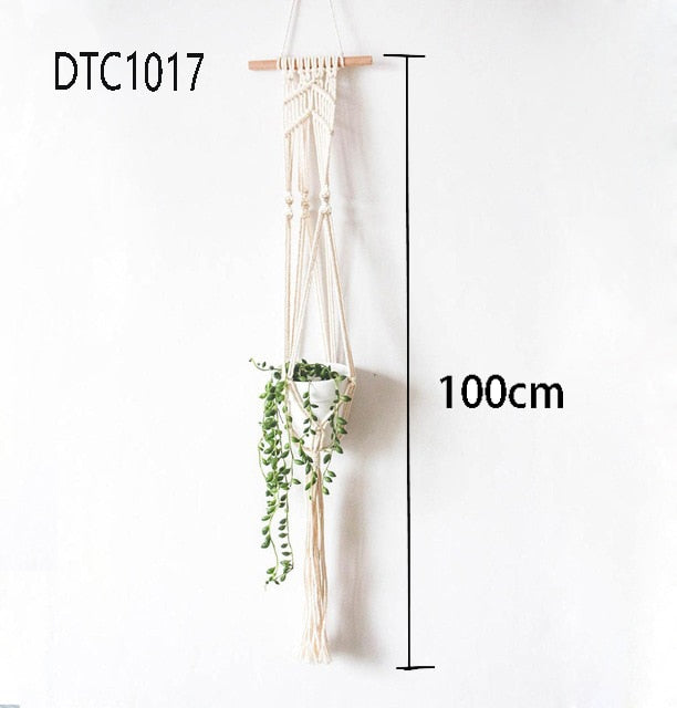 Handmade Macrame Plant Hanger (Multi Styles/ Colors)