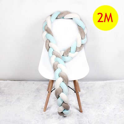 Baby Bed Bumper Braid Knot 1M-4M (Multi Colors)