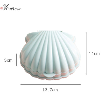 OYOURLIFE Creative Portable Shell Shape Soap Box