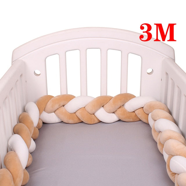 Baby Bed Bumper Braid Knot 1M-4M (Multi Colors)