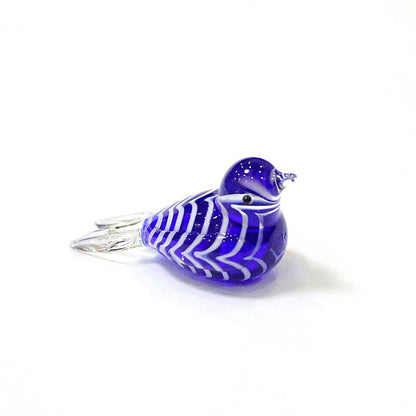 Custom Mini Glass Bird Figurine 4cm (Multi Colors)