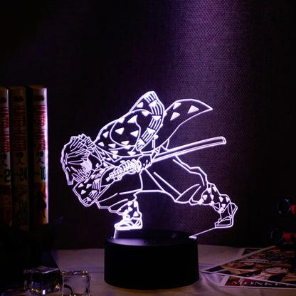 Anime Demon Slayer Acrylic LED Night Light Lamps (Multi Styles)