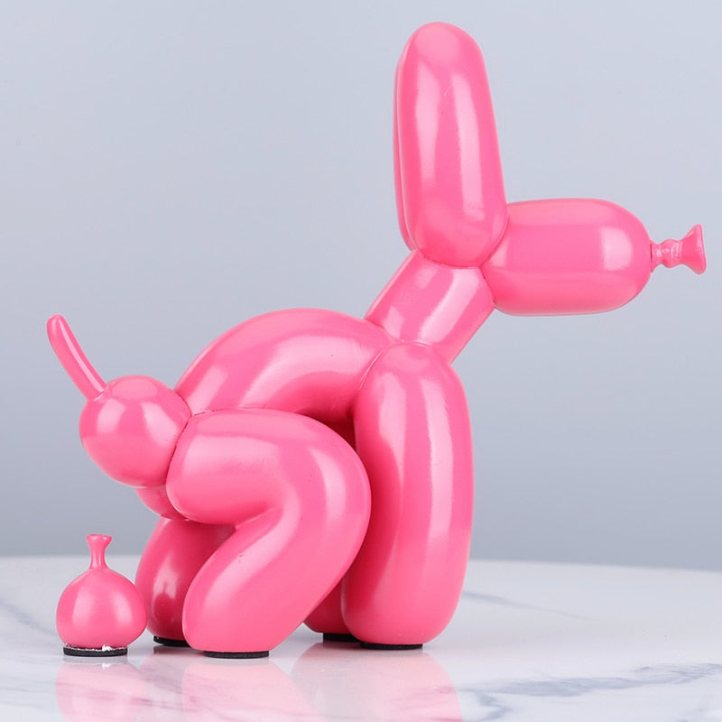 Creative Poop Balloon Dog Statue Modern Nordic (Multi Colors)