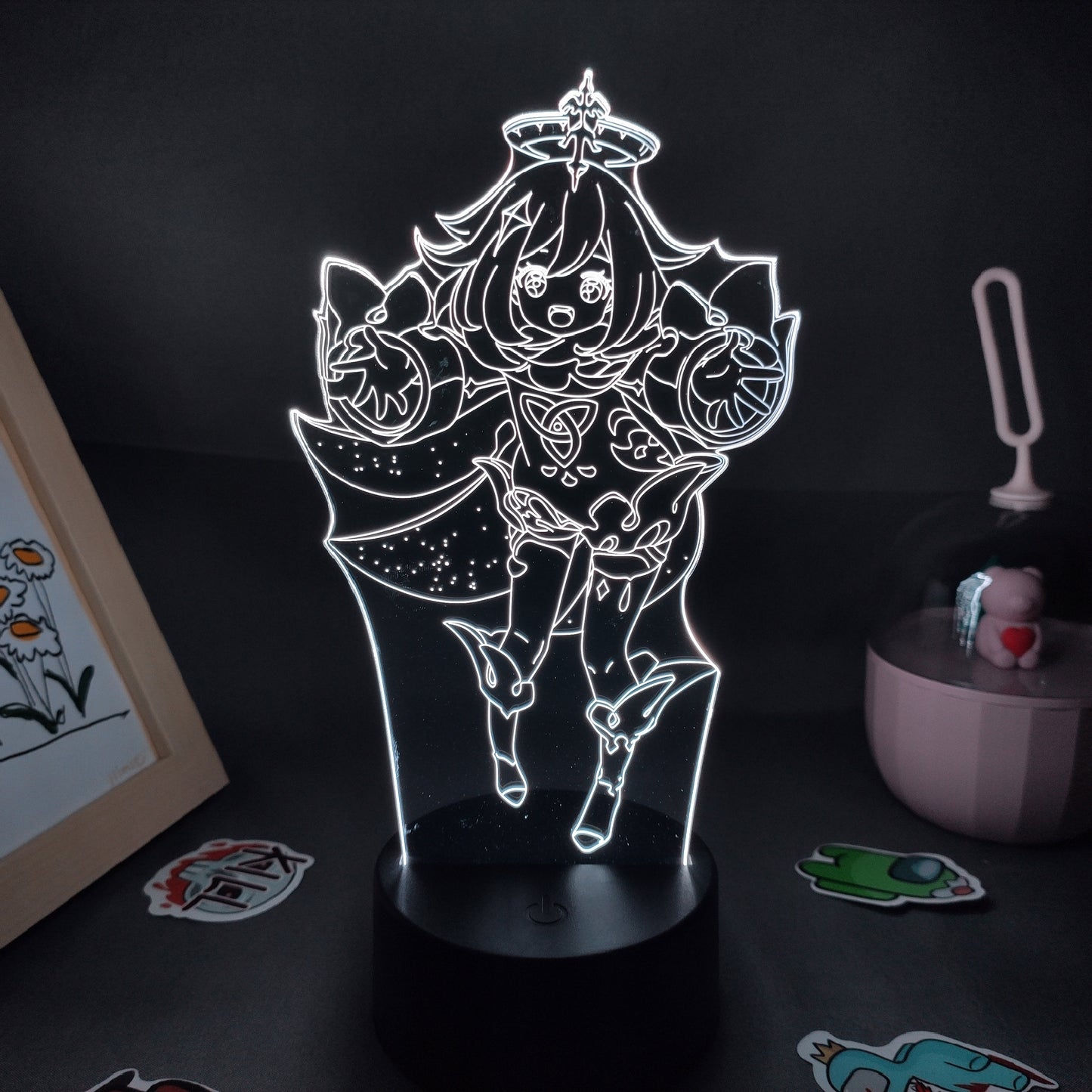 Genshin Impact Game Figure Barbatos  Decorative Lamp Color Changeable LED (Multi Styles)