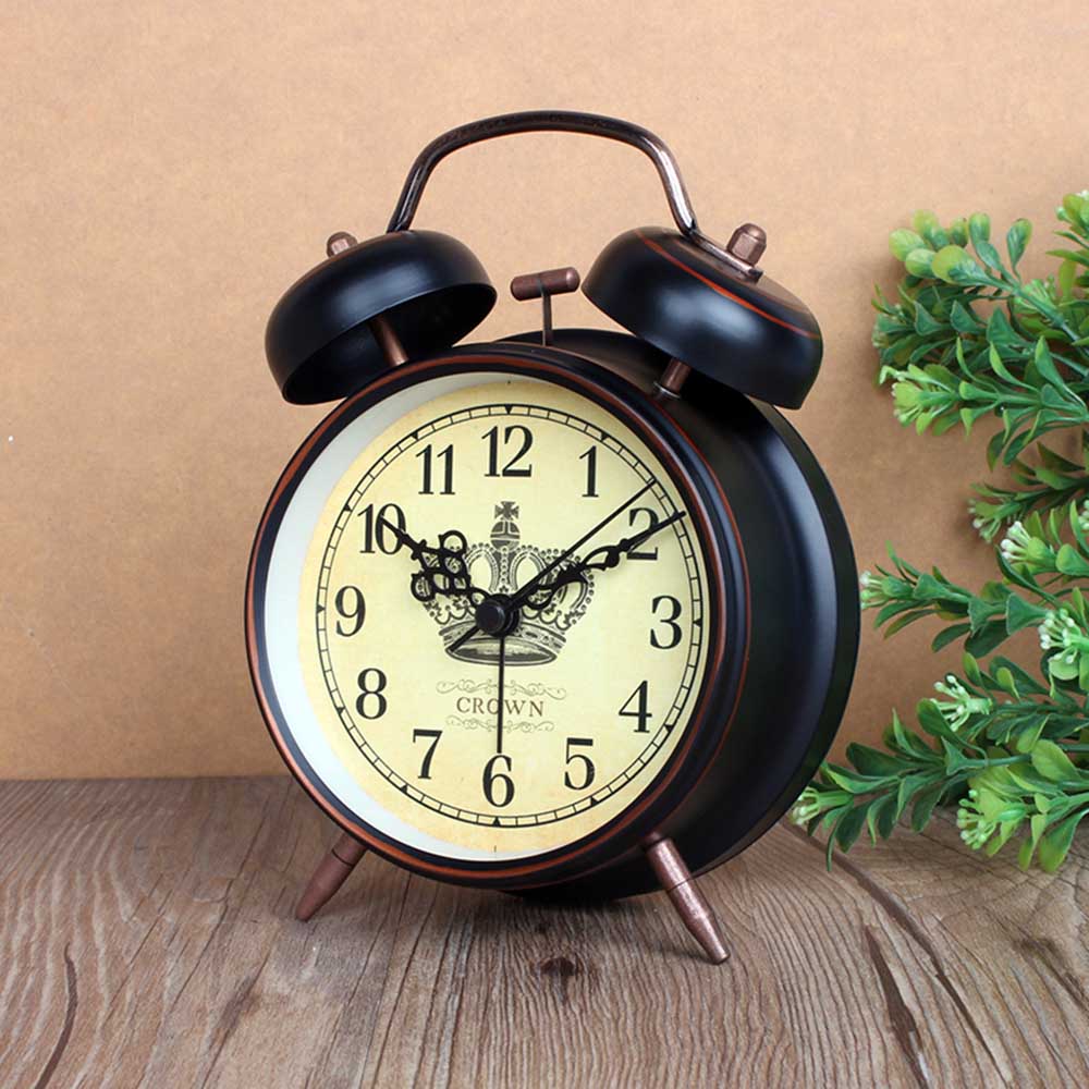 Vintage Night Light Alarm Clock (Multi Styles/Colors)