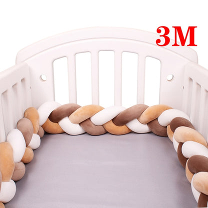 Baby Bed Bumper Braid Knot 1M-4M (Multi Colors)