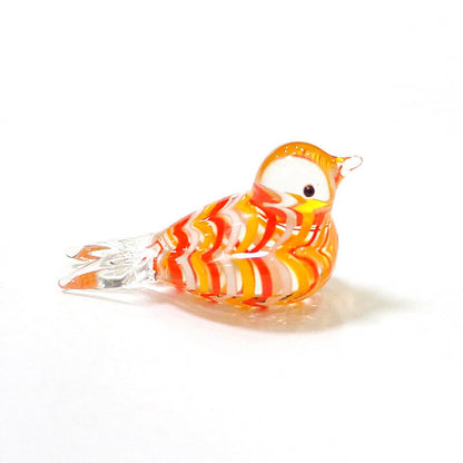 Custom Mini Glass Bird Figurine 4cm (Multi Colors)