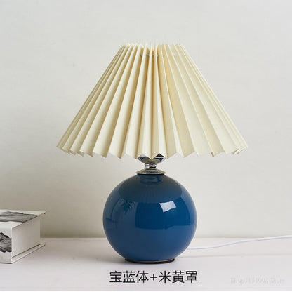 Nordic Ceramic Table Lamp Pleated (Multi Colors)