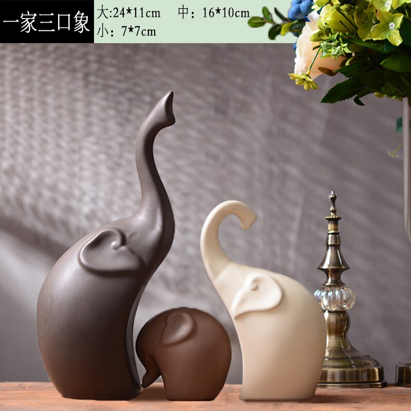 Simple Modern Ceramic Figurines Livingroom Ornament Home Furnishing Decoration Crafts Office Coffee Accessories Wedding Gift