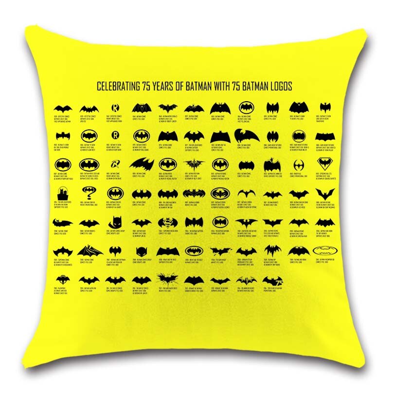 Batman Cushion Cover (Multi Styles/ Colors)