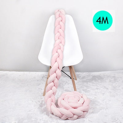 Baby Bed Bumper Braid Knot 1M-4M (Multi Colors)