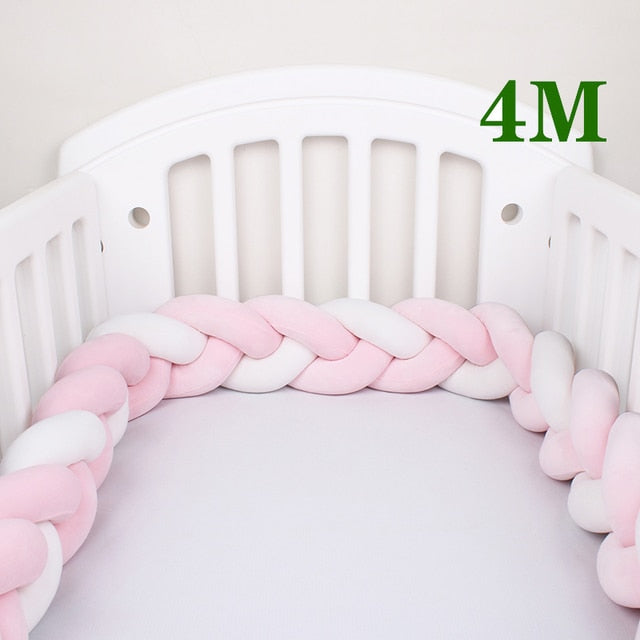 Baby Bed Bumper Braid Knot 1M-4M (Multi Colors)