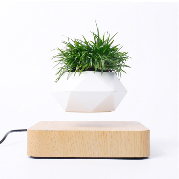 Levitating Air Bonsai Pot Rotation Flower Pot Planters Magnetic