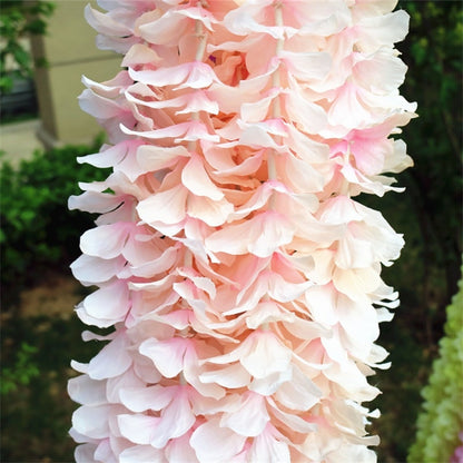 1PCS Artificial Hydrangea Wisteria Flower For DIY Simulation Arch Rattan Wall Hanging Decoration Fake flower