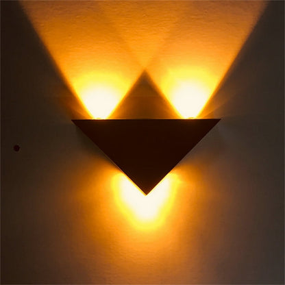 Indoor LED Triangle Shape Lamp (Multi Colors)