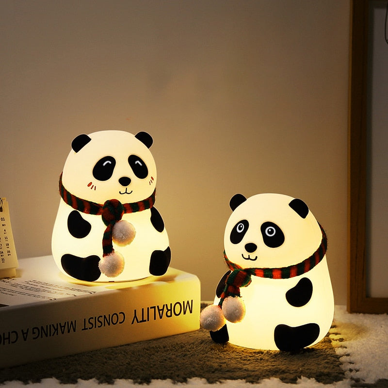 Cartoon LED Touch Sensor Colorful Night Light USB Rechargeable (Multi Styles)