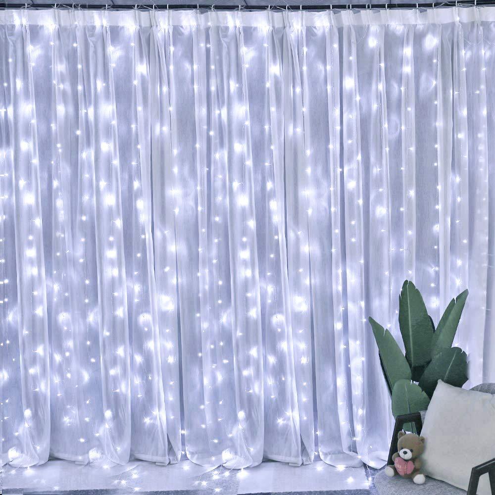 3M LED Curtain Garland  Fairy Lights Festoon with Remote New Year Garland