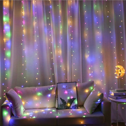 Garland Curtain Lights Decorations Curtains Festoon Led Light Decor Fairy Lights