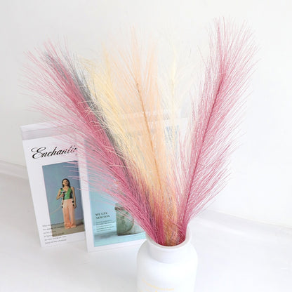 15pcs Artificial Pampas Grass Flower Bouquet (Multi Colors)