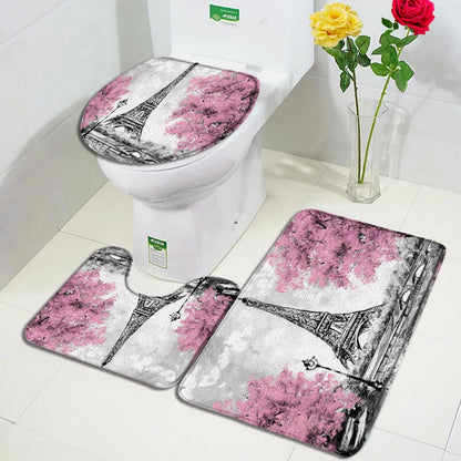 Flower Perfume Bath Mats Sets