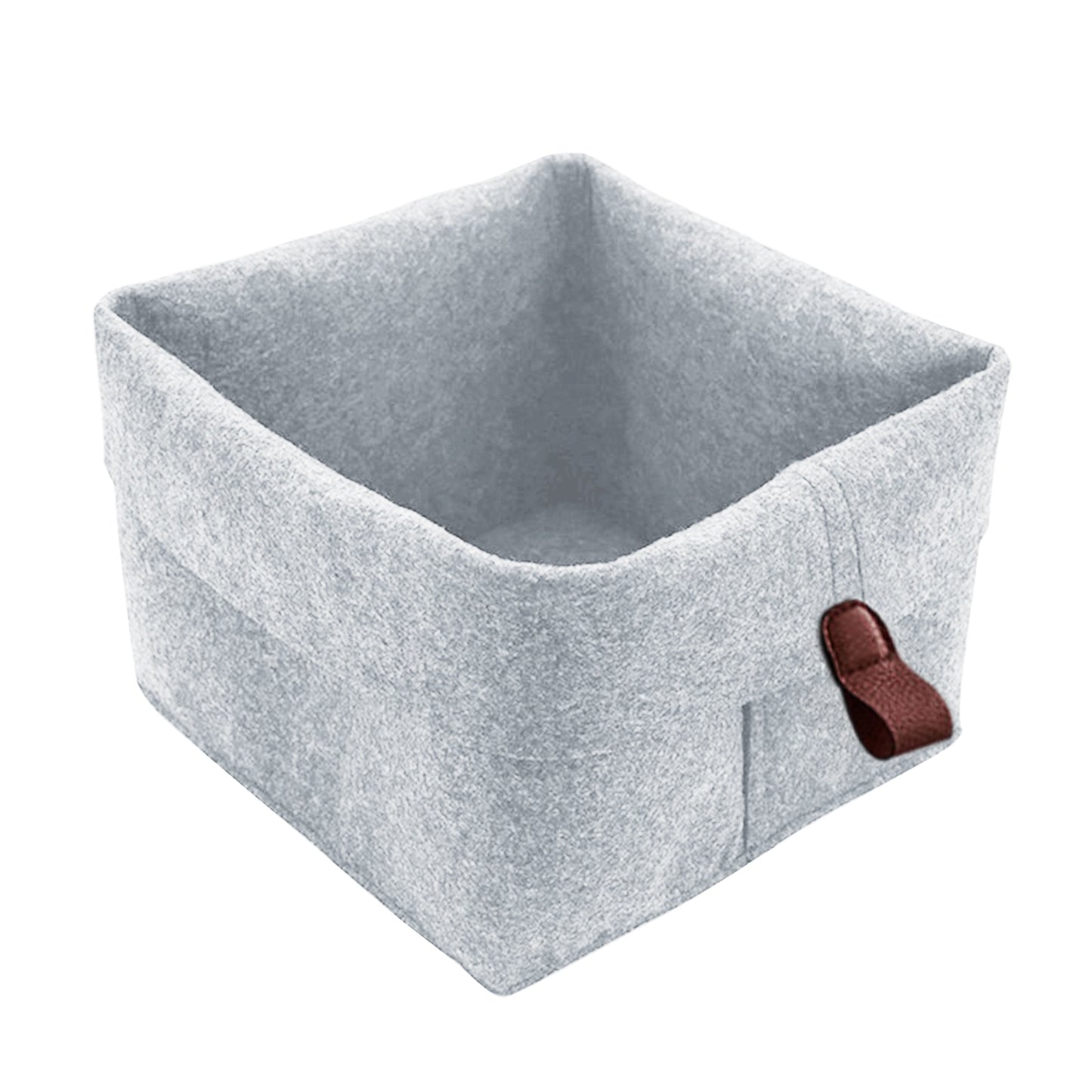 1pc Nordic Felt Storage Table  Basket