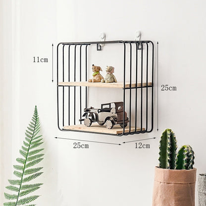 Nordic Wall Shelf Decoration Metal Wall Storage Rack