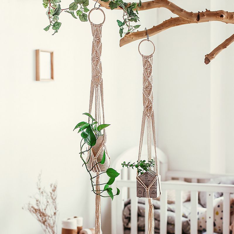 Big Macrame Hanging Planter Hanging Pot Plant (Multi Styles/ Colors)