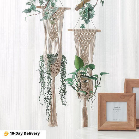 Big Macrame Hanging Planter Hanging Pot Plant (Multi Styles/ Colors)