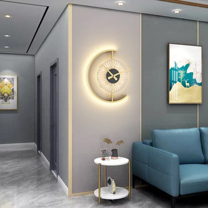 Modern LED Clock Wall Lamp Foyer (Multi Styles/Colors)