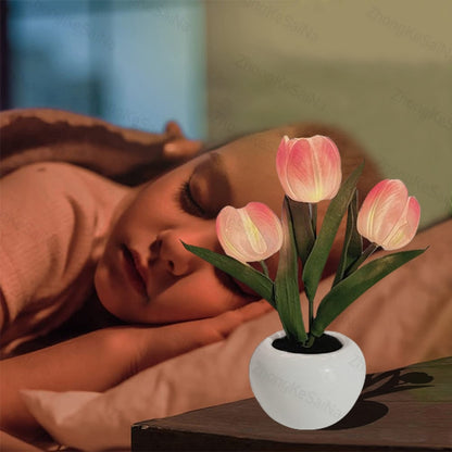 LED Tulip Table Lamp (Multi Colors)