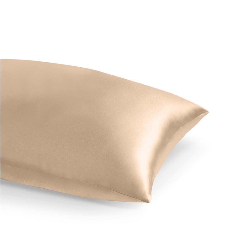 100% Silky Satin Hair Beauty Pillowcase, Standard/Queen 1PC