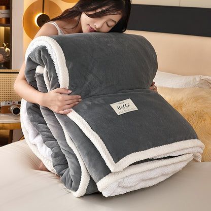 Thick Bedding Warm Winter Blanket Sherpa