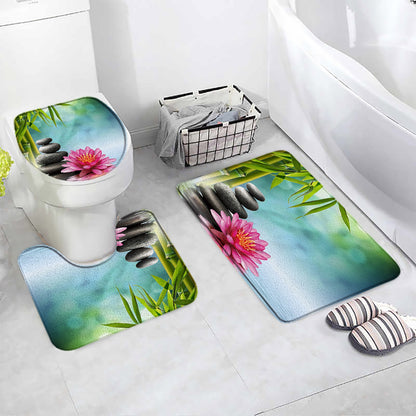 Flower Perfume Bath Mats Sets