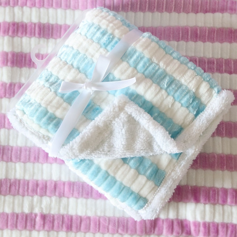 Baby Blankets New Thicken Double Layer