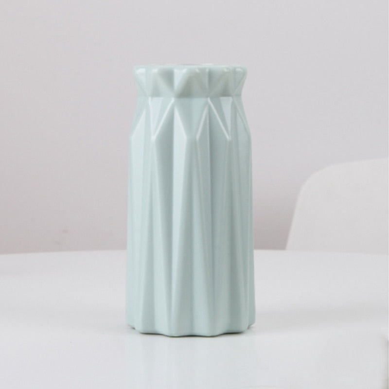 Nordic New Flower Plastic Vases (Multi Styles/ Colors)