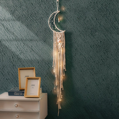 Nordic Star Moon Macrame Home Decor Dreamcatcher Wall Hangings