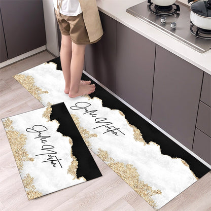 Fashion Simple Nordic Style Kitchen Mat Floor Carpet House Hold Carpet Long Strip Door Mat Modern Home Decor