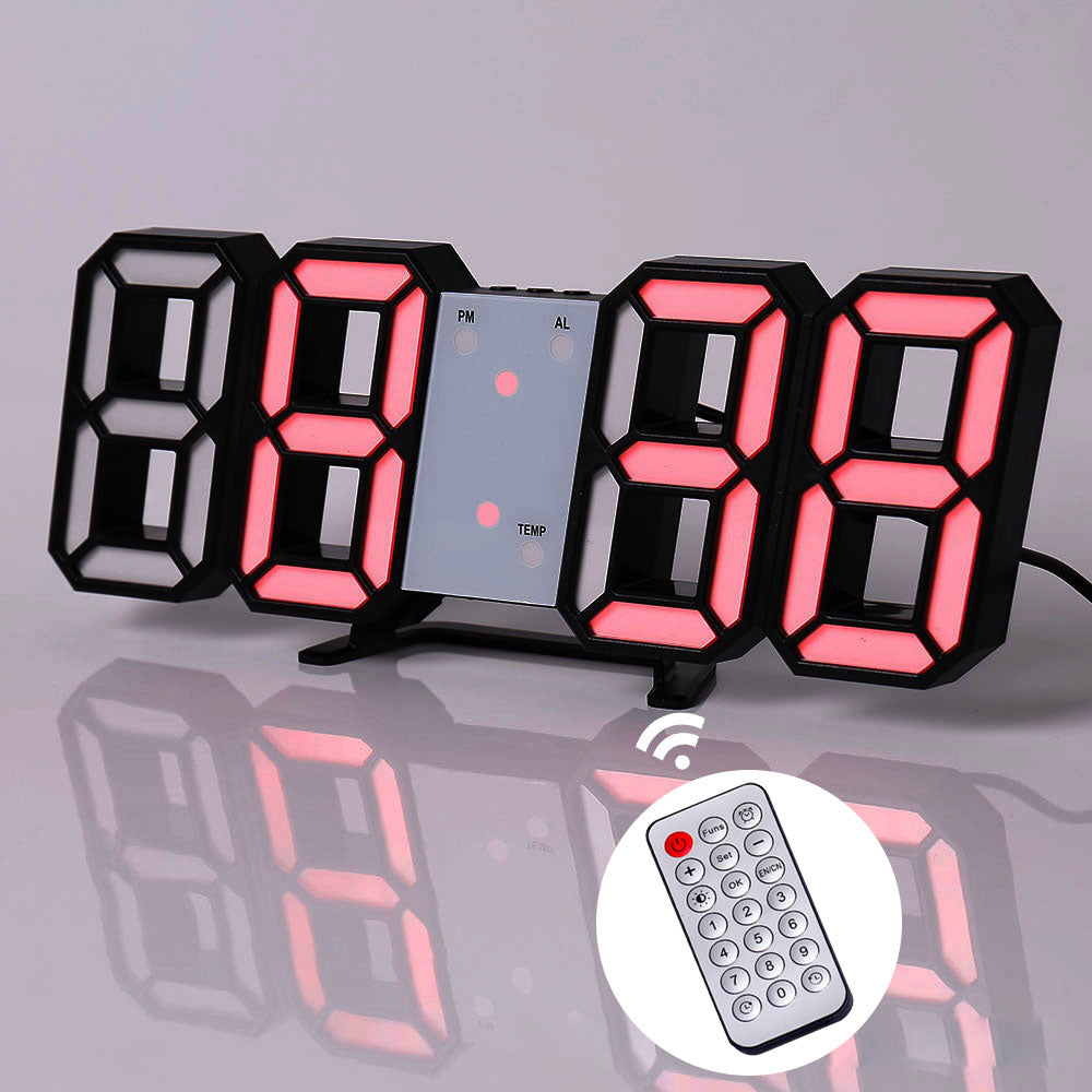 Nordic Digital Alarm Thermometer Electronic Clock (Multi Colors)