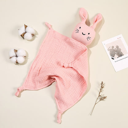 Soft Newborn Sleeping Dolls Cute Cat Towel Bibs Saliva Towel