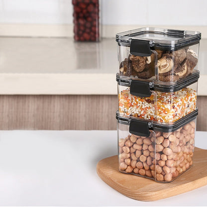 Airtight Food Storage Containers Bulk Cereals Organizers Stackable Dry Food Boxes Pantry Organizers Jars Kitchen Storage