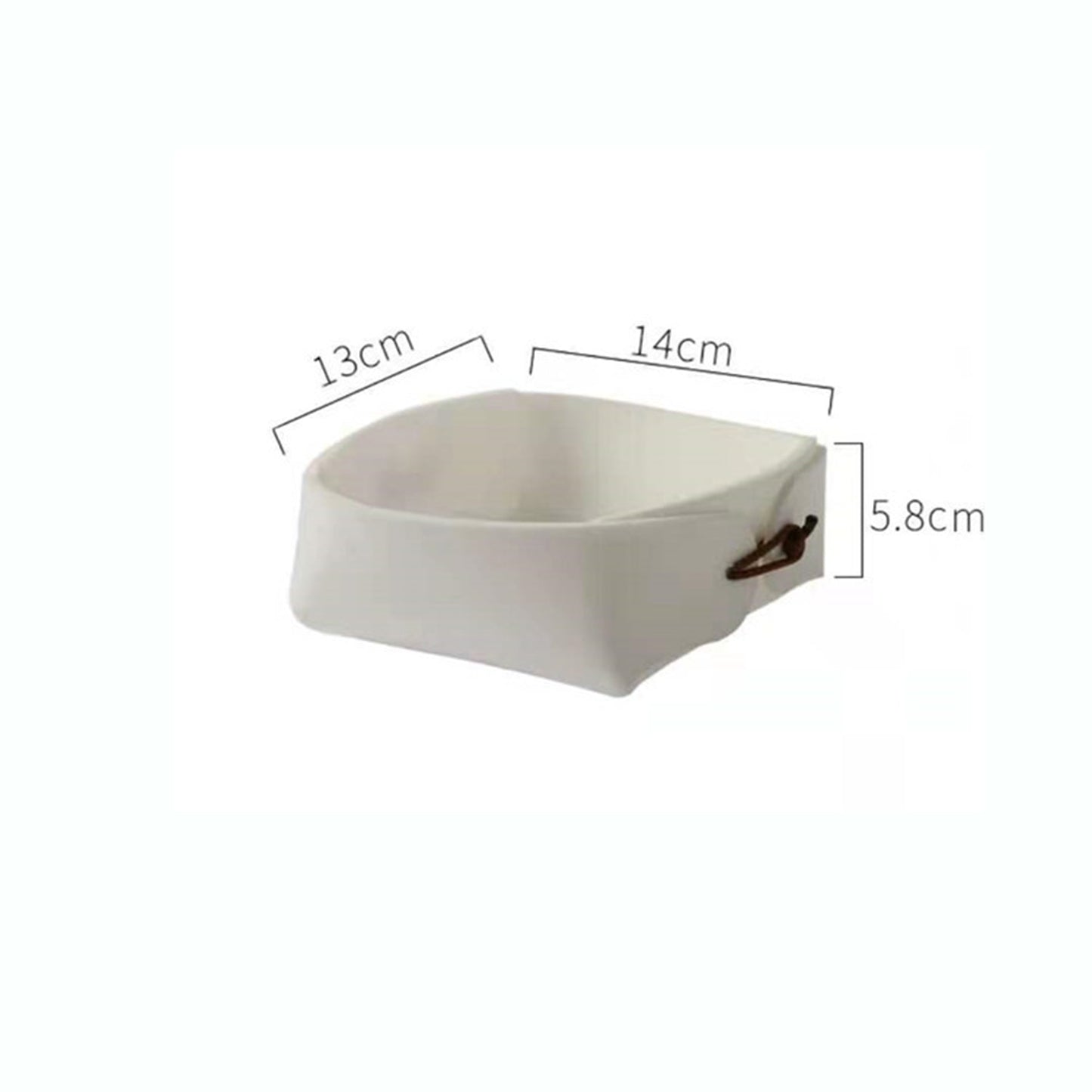 1pc Nordic Felt Storage Table  Basket