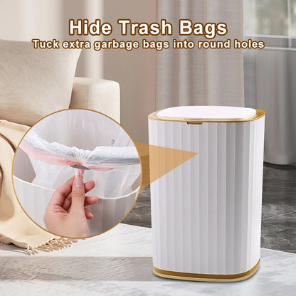 Smart Trash Can Large Capacity For Kitchen Bathroom Garbage Bin