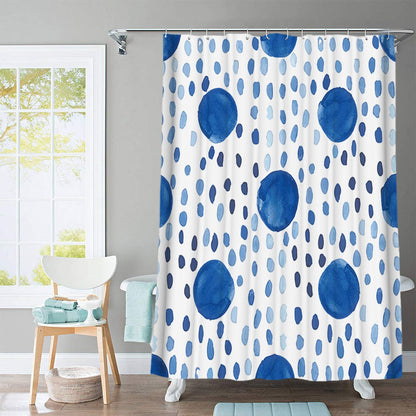 Beautiful Flowers Shower Curtain Cartoon Animal Printed with Hooks