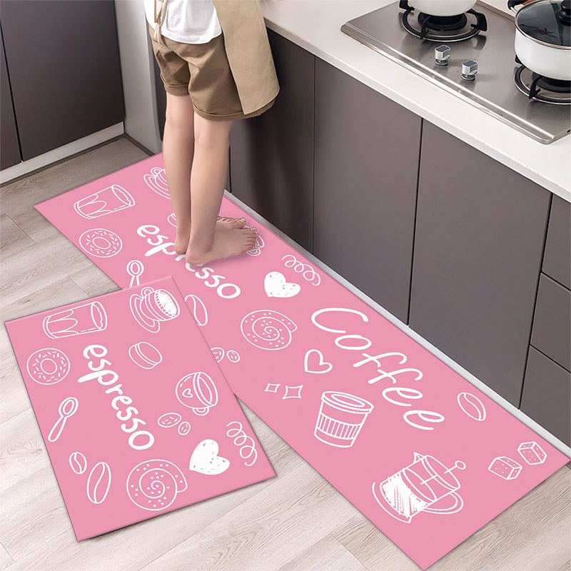 Fashion Simple Nordic Style Kitchen Mat Floor Carpet House Hold Carpet Long Strip Door Mat Modern Home Decor