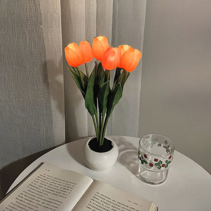 LED Tulip Table Lamp (Multi Colors)